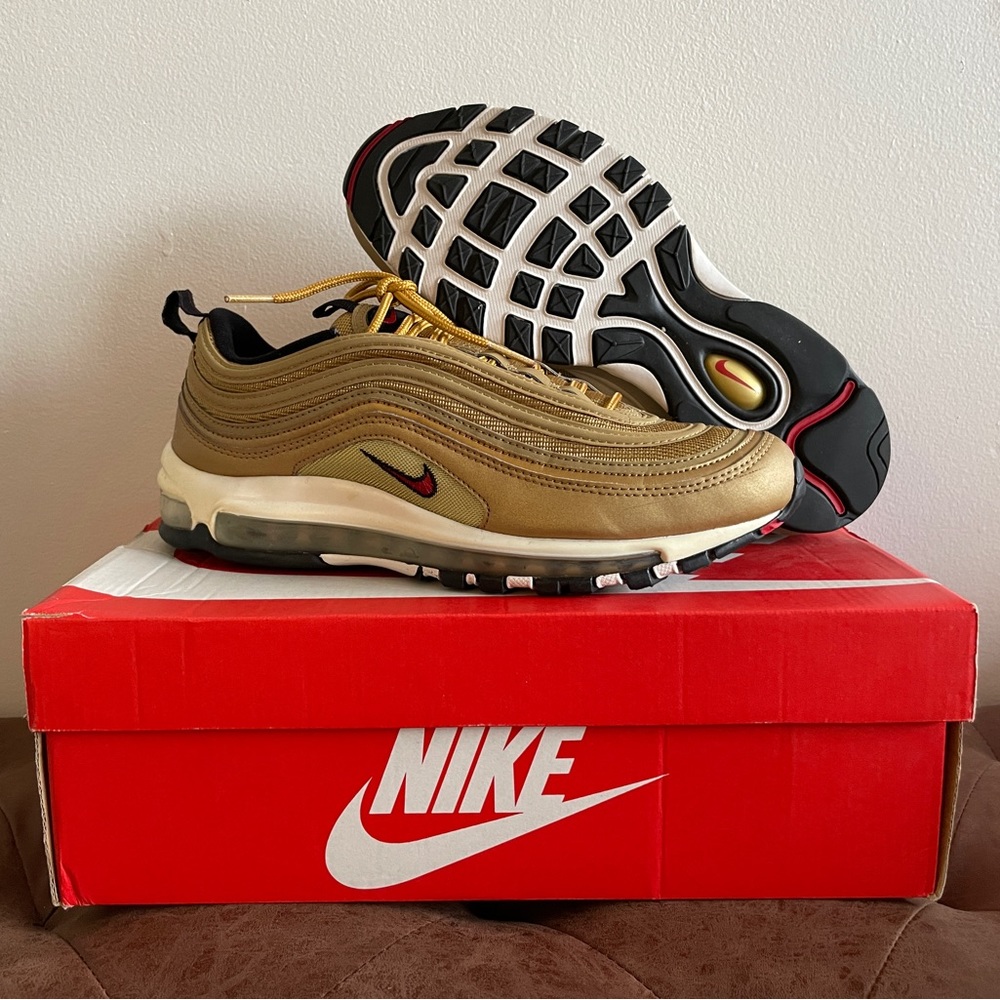 Nike Air Max 97 OG QS Gold Size 9